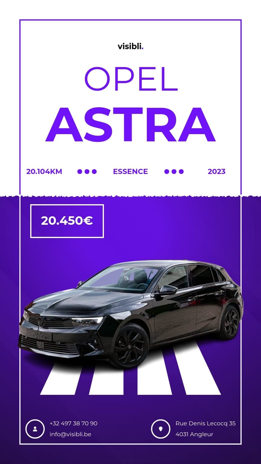 Exemple de story automobile